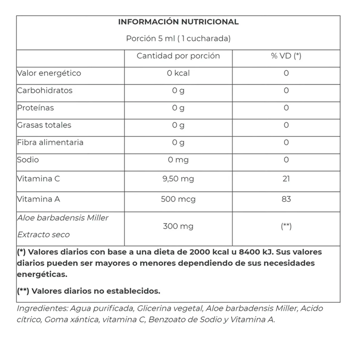 ALOE VERA Máximas Defensas 500 ml- Natier - Image 2