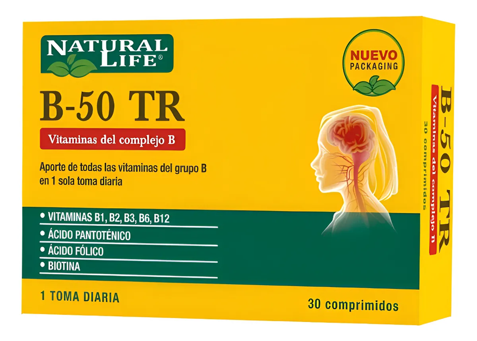 B-50 TR Vitaminas del complejo B - Natural Life