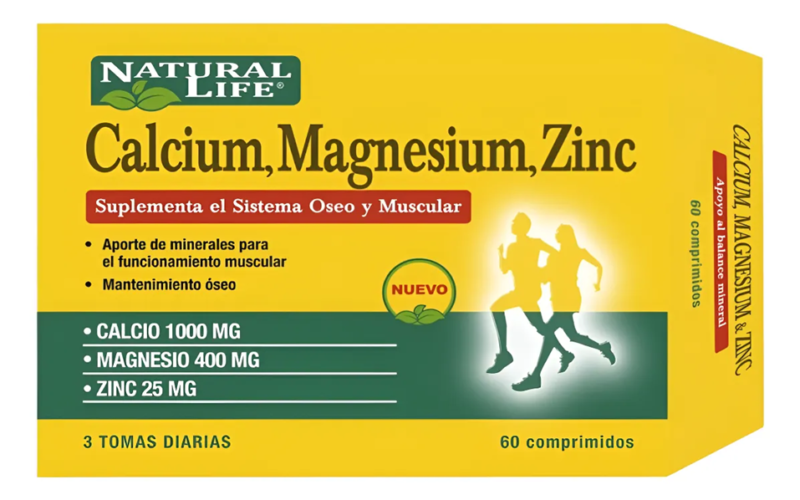 CALCIUM,MAGNESIUM,ZINC - Natural Life