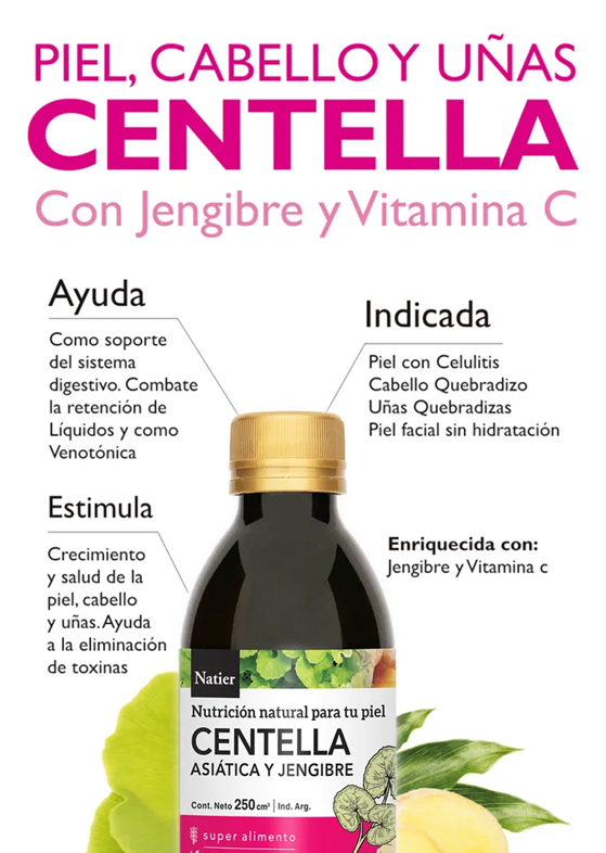 CENTELLA ASIÁTICA + JENGIBRE 250 cm3 Natier - Image 2