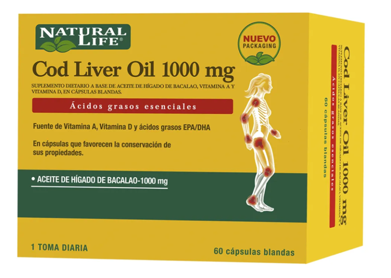 COD LIVER OIL 1000 mg. - Natural Life