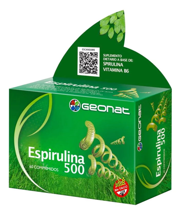 ESPIRULINA 500 - Geonat