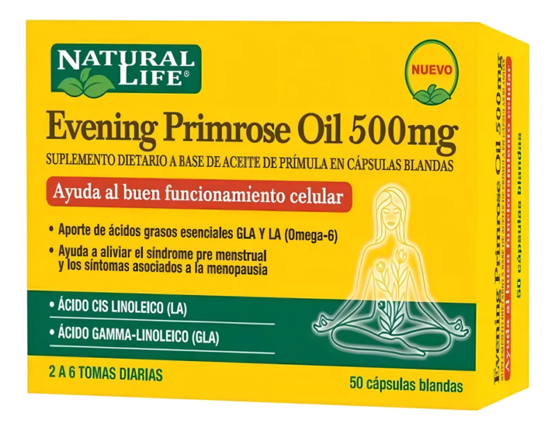 EVENING PRIMROSE OIL 500 mg. - Natural Life