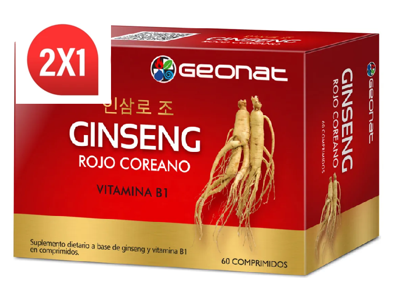 GINSENG ROJO COREANO Geonat - Súper Promo 2X1