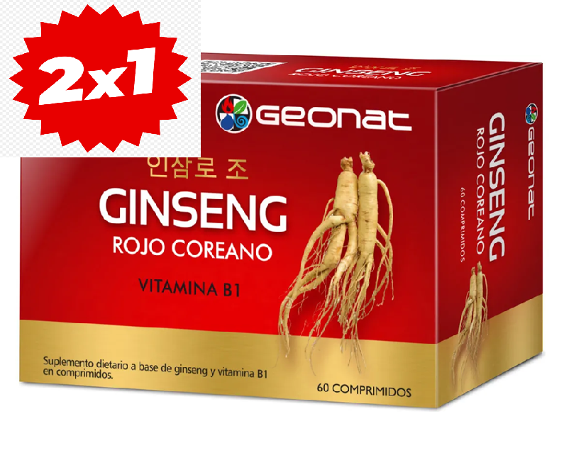 GINSENG ROJO COREANO Geonat - Súper Promo 2X1