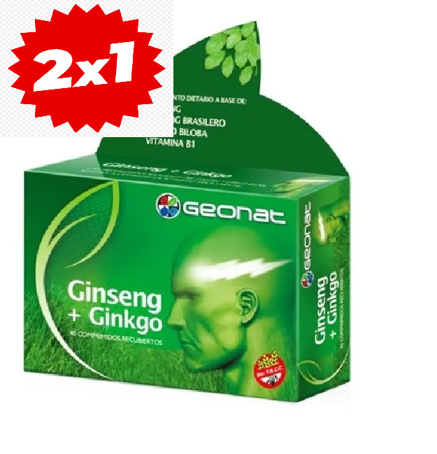 GINSENG + GINKGO BILOBA Geonat- Súper Promo 2X1