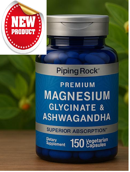 MAGNESIUM GLYCINATE & ASHWAGANDHA - Piping Rock