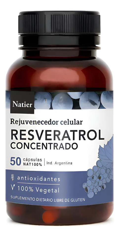 RESVERATROL CONCENTRADO Rejuvenecedor celular - Natier