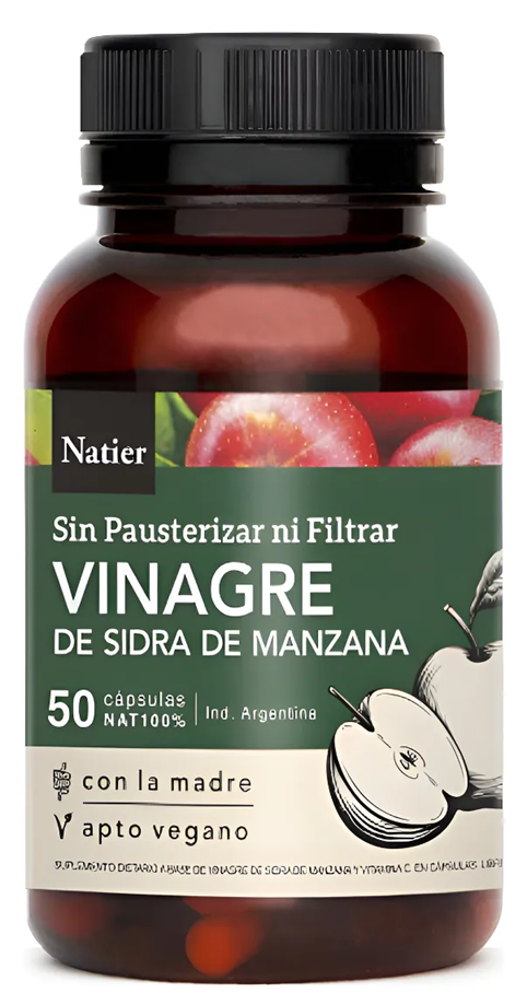 VINAGRE DE SIDRA DE MANZANA Cápsulas - Natier