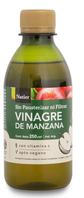 VINAGRE DE SIDRA DE MANZANA 250 cm3 Natier