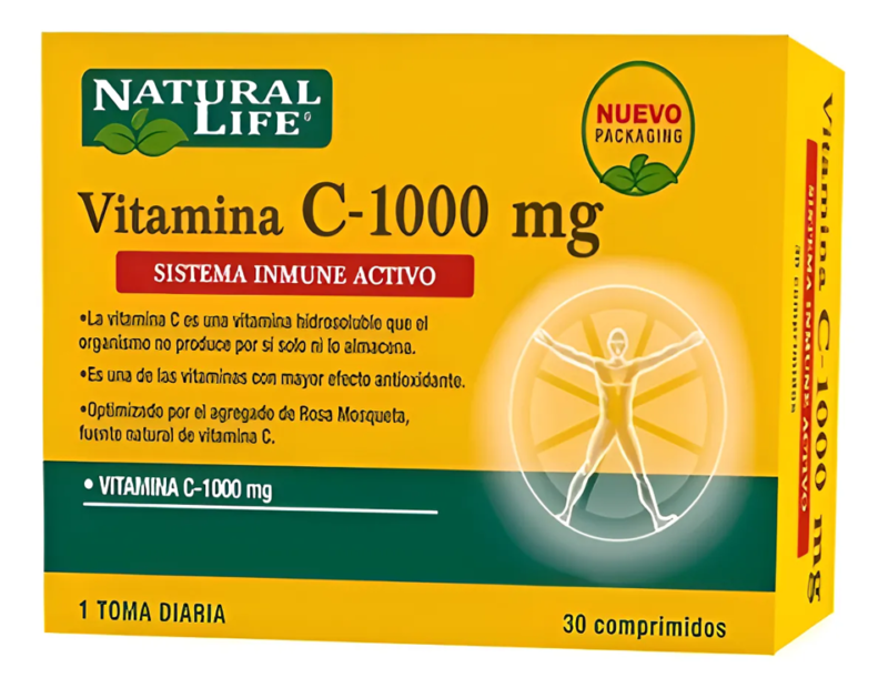 VITAMINA C-1000 mg. - Natural Life