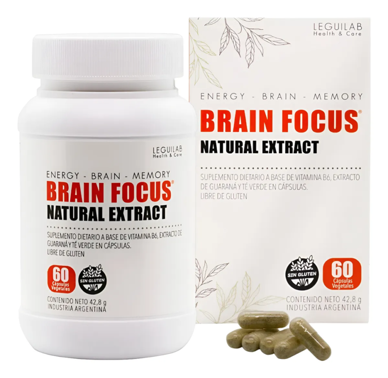 BRAIN FOCUS B6+Guaraná+Té Verde - Leguilab