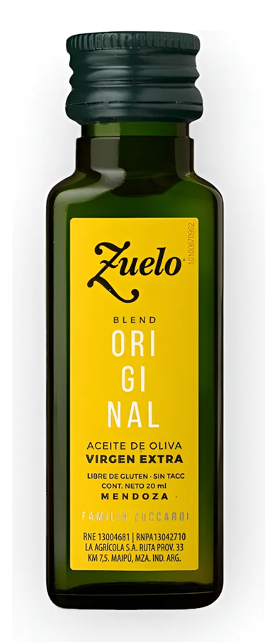 ZUELO ORIGINAL Aceite de Oliva Virgen Extra 20 ml - Familia Zuccardi